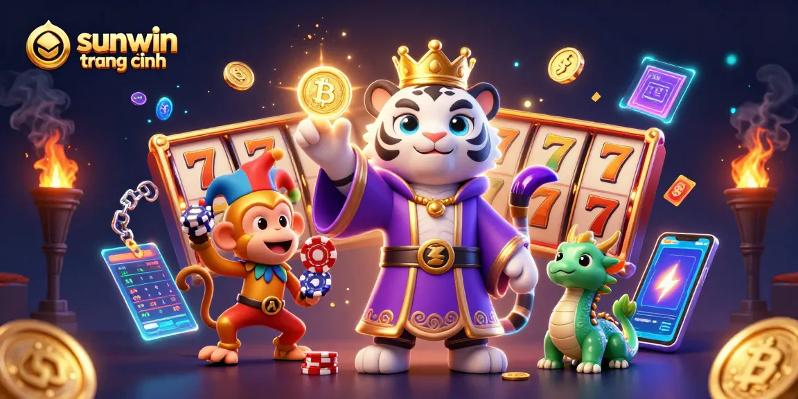 Engaging gameplay at sunwin trang chính with thrilling slot machines and vibrant casino elements.