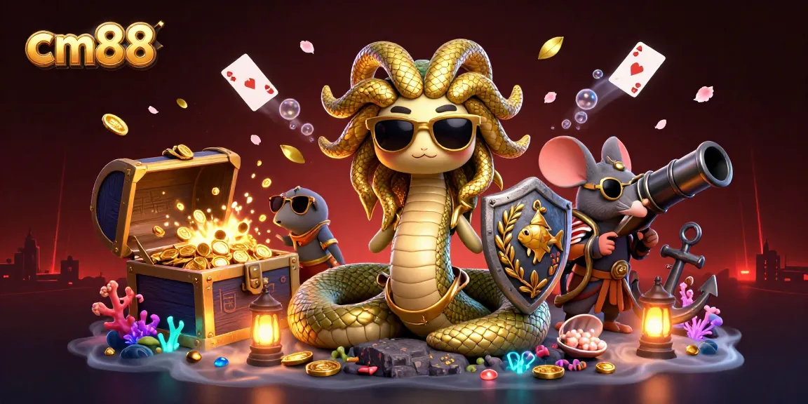 Engage with exciting cm88 gaming adventures featuring charming characters and vibrant casino elements.