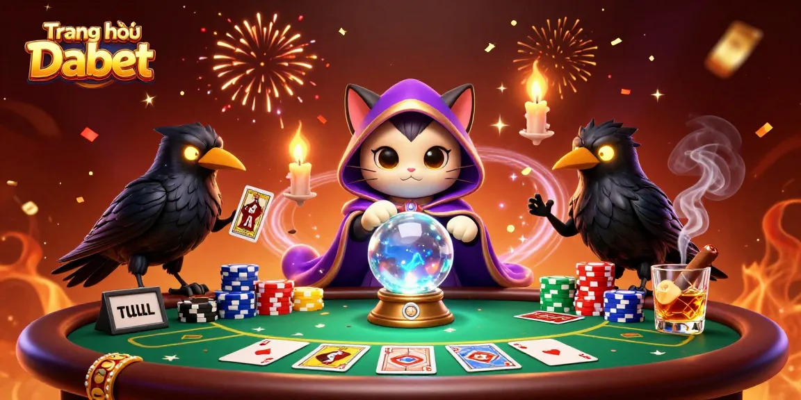 Join the excitement at Trang chủ Dabet with a vibrant casino scene featuring mystical characters.