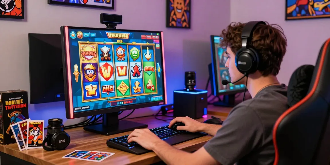 Pengalaman berkelas dalam bermain Slot online dengan suasana gaming yang menyenangkan dan penuh warna.