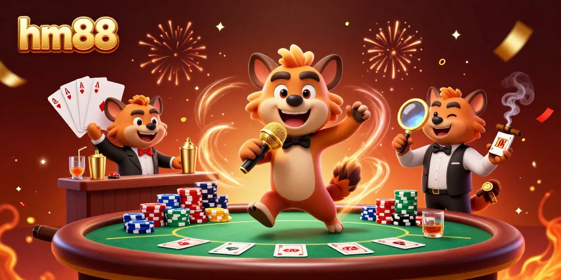 Players enjoy diverse games at hm88 Casino, immersed in vibrant excitement and entertainment.