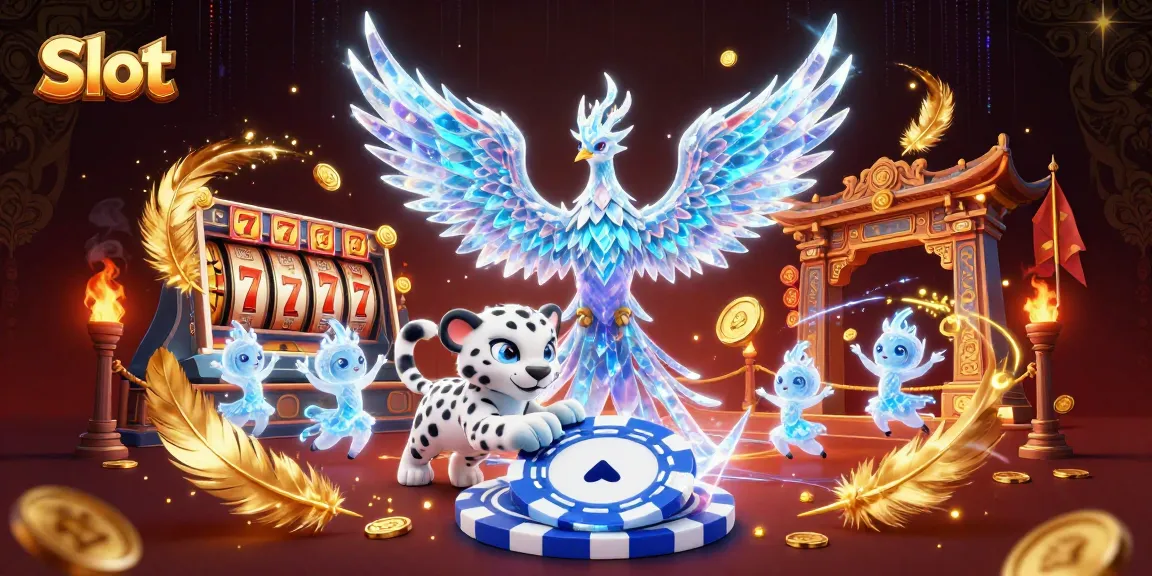 Slot bergulir dengan teman karakter kartun es, mengajak pemain meraih jackpot.