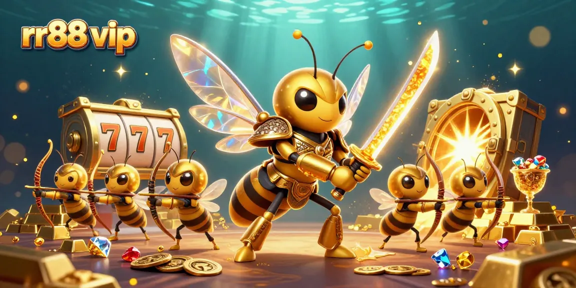 Engage with thrilling gameplay in rr88 vip, featuring dynamic slot reels with vibrant gemstones.